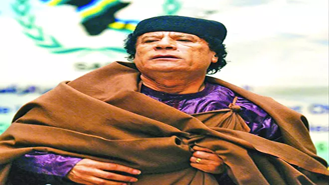 معمر القذافي